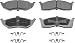 Wagner ThermoQuiet QC730C Ceramic Disc Pad Set With Installation Hardware, Front