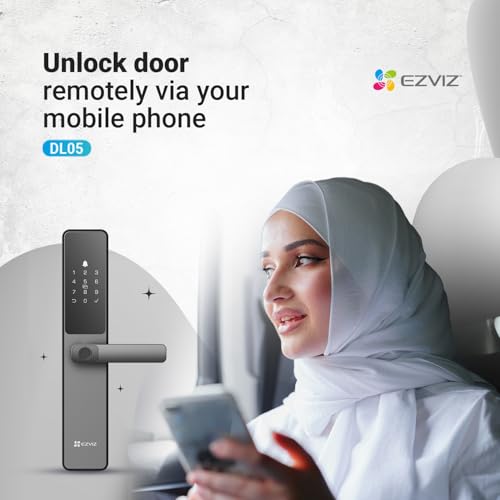 EZVIZ-Smart-Lock-DL05-7-in-1-Keyless-Entry-Door-Lock-with-Fingerprint-Access–Secure-Keyless-Entry-Multiple-Unlock-Options-Instant-Alerts-Weather-Resistant-Child-Safety-Privacy-Control-5085