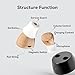 Invisible CIC Hearing Aids for Adults, Rechargeable Hearing Amplifiers with DSP Noise Reduction, 3-Stage Volume Control, 16-Channel Digital Chip, Portable Charging Case