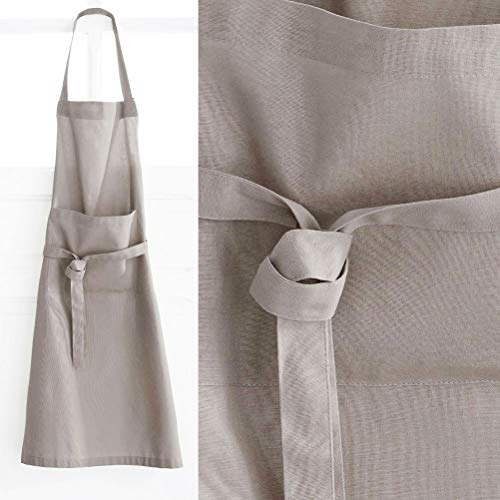 Today Tablier Coton Zinc Coton Gris 79 x 104 cm