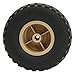 HERCHR 72mm/2.83in Tire Diameter 5mm Hex Wheel Rims & Rubber Tires Set RC Tires for Unimog Model P06 RC Car Crawler Car Crawler Tires Rubber Wheel Tires RC Wheels Tire Set(Khaki)