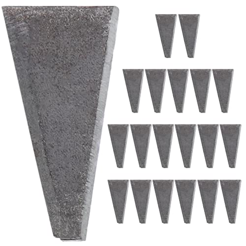 DOITOOL Handle Wedges 20pcs Handle Wedge Carbon Steel Wedge for Sledge Installation Supply Wedges