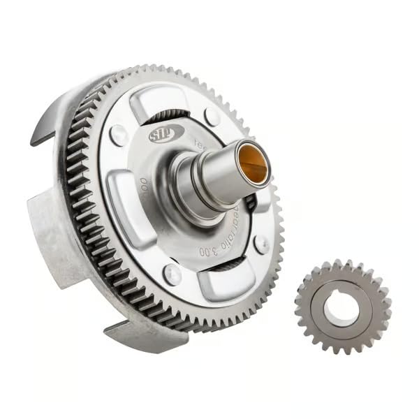 TRASMISSIONE PRIMARIA SIP PERFORMANCE A DENTI DRITTI RAPPORTI Z 24-72 PER PIAGGIO VESPA 50 VESPA PK 50-125 APE 50 COMPLETA DI PARASTRAPPI RICAMBIO NUOVO