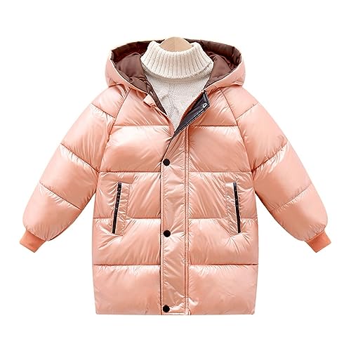 sfdgfhyf Toddler Long Sleeve Coat 3 to 8 Years Children's Boys Girls Autumn And Winter Long Hooded Warm Padded Coat2