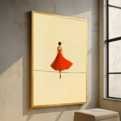 Póster de lienzo abstracto y arte mural minimalista contemporáneo de 20x30cm sin marco