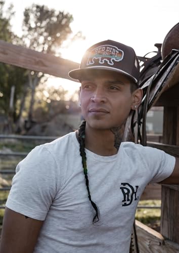 Image of Red Dirt Hat Company Buffalo Patch Adjustable Snapback Hat