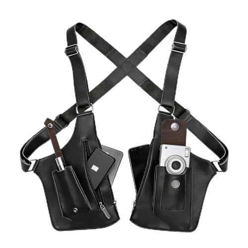Double Shoulder Armpit Bag for Men, Anti-Theft Shoulder Holster for