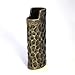 HUMWE Vintage Metal Lighter Case Sleeve Cover Holder Pouches Hammer Pattern Heavy Armor for Bic Full Standard Size Lighter J6 (Bronze)