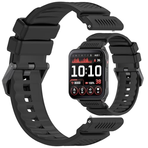 Correa Ajustable de Silicona para Garmin Venu X1 24mm Negra