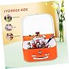 WRITWAA Maleta Infantil de Cartón con Asa Caja de Almacenamiento Portátil para Juguetes y Papelería Diseño Compacto y Seguro Organizador de Viaje para Niñas #3