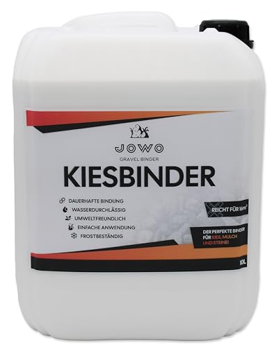 Kiesbinder/Kiesverfestiger (10L) Bindemittel für Kies Schotter und Mulch aller…