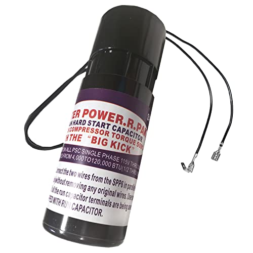 Ppspp6 Relay And Hard Start Capacitor, Ac Capacitor For Use On Single Phase Psc Air Conditioner Units, Compatible With Supco Oem Spp6, Saves Time, Effort And Maintenance Costs #TOP26