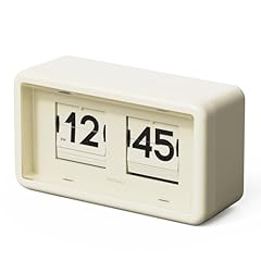 mooas Newtro Flip Desk Clock, Retro Design Auto Flip Clock, Automatic Turning Vintage Flip, Battery photo mooas Newtro Flip Desk Clock, Retro Design Auto Flip Clock, Automatic Turning Vintage Flip, Battery