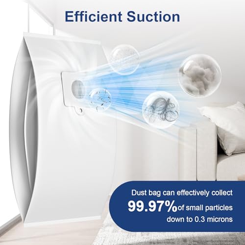 Image of 12 Pack Q /C Canister Vacuum Bags 53292 Type Q /C HEPA Replacement Dust Bags for Models 600 400 200 700 800 Series Vacuum Bags 81615 81214 81414 81714 21814 BC3006 BC3005 BC2005 BC7005