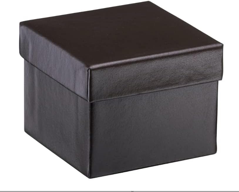 Miniatura 6 de Allure Caja grande para aretes de madera estilo barra en T, caja de regalo de joyería de madera negra, con acabado brillante lacado pulido e