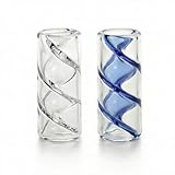 filtro cristal photoshop Elegante diseño en espiral 420Spire Glas Tips – Juego de 2 boquillas de cristal con diseño en espiral, filtro de cristal reutilizable, diámetro de 12 mm, filtro de cristal (color aleatorio)