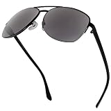 VITENZI Sunglasses with Readers for Men and Women Square Full Readers - Anzio in Black