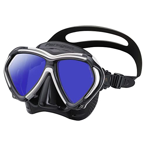 TUSA M-2001 Paragon Scuba Diving Mask, Black/White