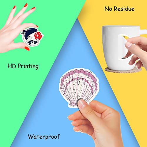 Ocean Animal Stickers 200 Pack, Beach Themed Vinyl Waterproof Stickers, Laptop, Water Bottle, Phone, Skateboard Stickers For Teens Girls Kids #TOP3
