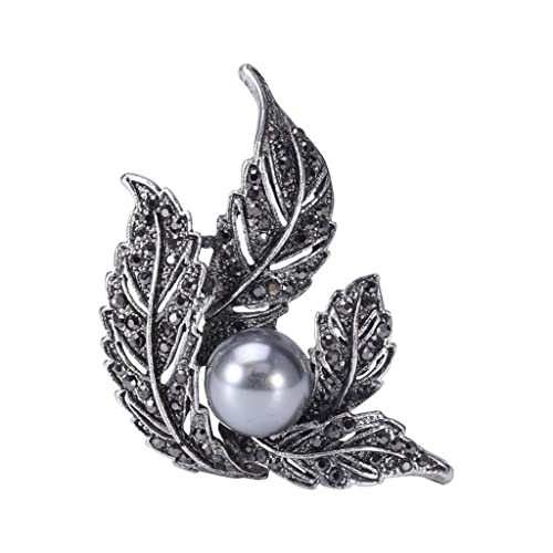 Broche perle cristal accessoires de vêtements pour costume