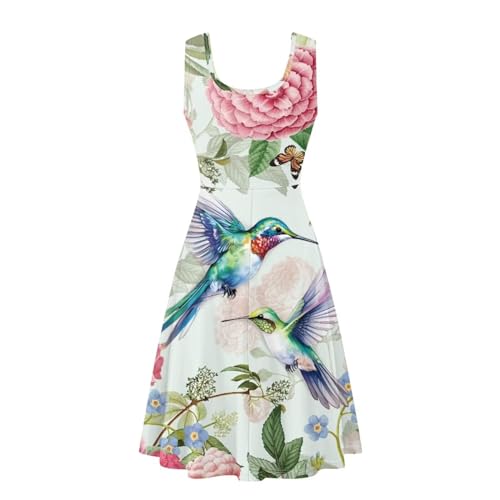 Image of TOADDITDO Womens Summer Sleeveless Tank Dress with 2 Side Pockets XS-4XL Plus Size