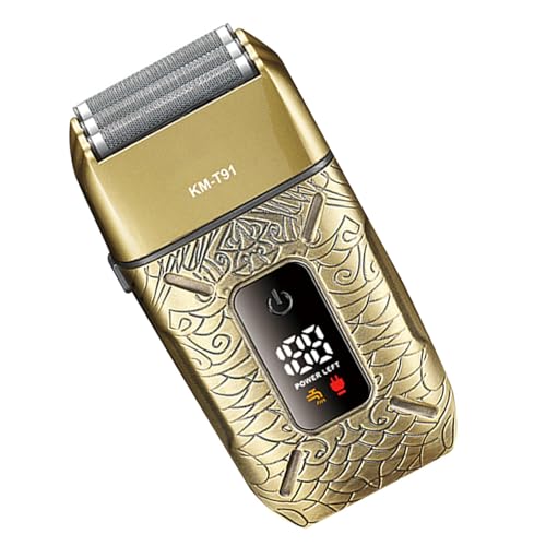 Rasoir électrique portable rechargeable homme étanche visage et barbe