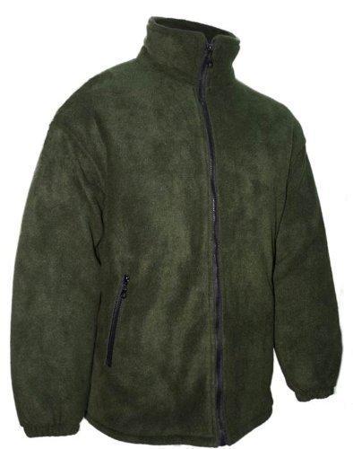 Image of High Mount Mens/Ladies Quilted Padded Fleece Jacket - Colour: Olive, Size: M