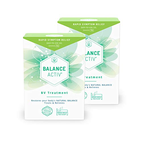 Balance Activ Gel | Bacterial Vaginosis Treatment for Women | Works Naturally to Rapidly Relieve Symptoms of Discomfort, Discharge and Unpleasant Odour Associated with BV | 2 Pack