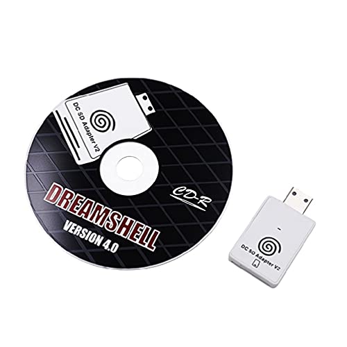 HOTPINK1 Pour console de jeu Sega DC Lecteur de cartes SD / TF Sega Dreamcast Dreamshell V4 Sega Cover