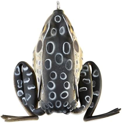 Lunkerhunt Lunker Frog, Croaker – Fishing Lure with Realistic Design, Legs Extend and Retract in Use, Great for Bass and Pike, Freshwater Lure with Hollow Body, Weighs ½ oz, 2.25” Length