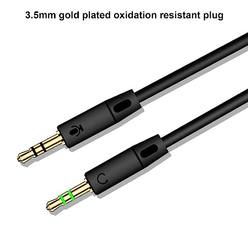 Cable divisor jack 3.5mm para auriculares y micrófono miniatura 7