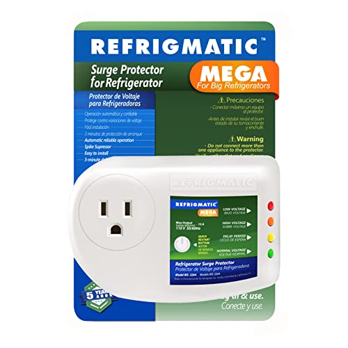 Refrigmatic Mega Electronic Surge Protector For Big Refrigerators 27 Cu. Ft. Or More #TOP1