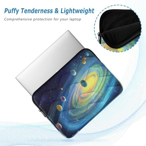 Funda para laptop de 13-14 pulgadas con diseño de planetas miniatura 5