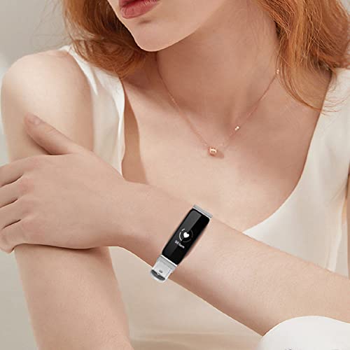 Gimuk Cinturino in pelle compatibile con Fitbit