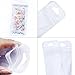 100 Pcs Beadable Pen Packaging Bags for Small Business, Clear Beaded Bag for Bead Pens, Zipper Smell Proof Storage Bags for Packaging Lipgloss, Jewelry, Cosmetic,Candy 2.75X8.66inch
