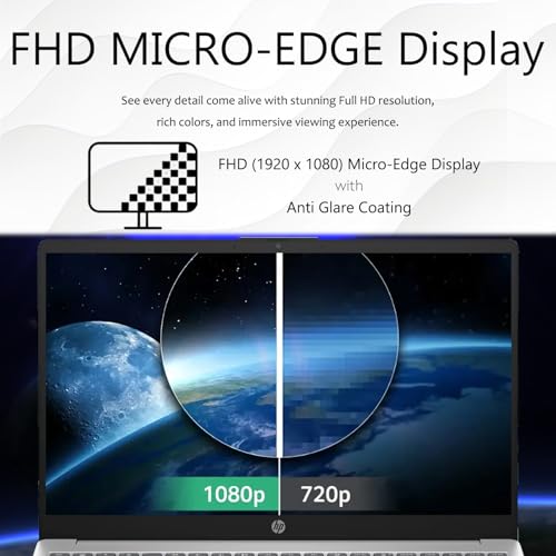 Image of HP New 15.6 inch FHD Business Laptop, Next-Gen Intel Core 7 150U (10 Cores, Up to 5.4 GHz), 16GB RAM, 1TB PCIE SSD, AI Copilot Key, USB Type-C, Wi-Fi 6, Windows 11 Home, Long Battery Life, no Mouse