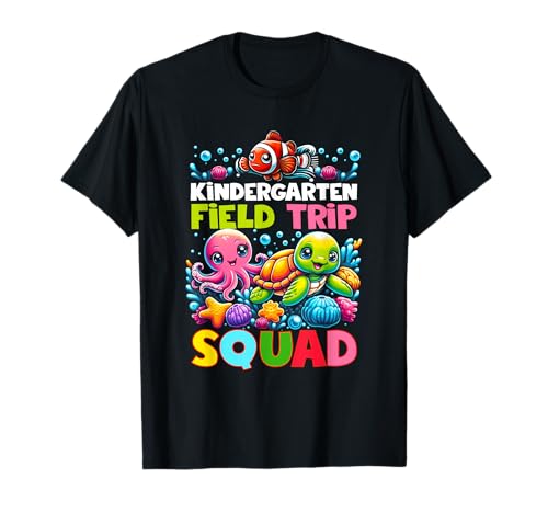 Sea Life Aquarium Underwater Field-Trip Squad Kindergarten T-Shirt