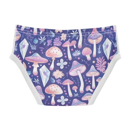 Wusikd Cute Mushrooms Boys' Underwear Cotton Flowers Boys Briefs Soft Toddler Underwear 2T2