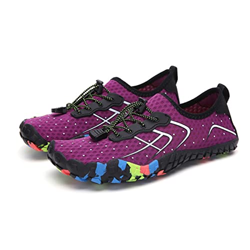 Foto von Badeschuhe - Barfußschuhe Herren Wasserschuhe Herren Badelatschen Herren Schwimmschuhe Badeschuhe Herren Schlauchboot Paddel Für Stand-Up Paddling Badeschuhe Kinder Strandschuhe Damen Wasserschuhe