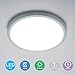 Produktbild Yafido LED Deckenlampe Ultra Slim 24W 2160Lm UFO LED Panel 4000K Neutralweiß LED Deckenleuchte für Wohnzimmer Schlafzimmer Flur Büro Küche Küche Balkon und Esszimmer Nicht-dimmbar Ø23cm