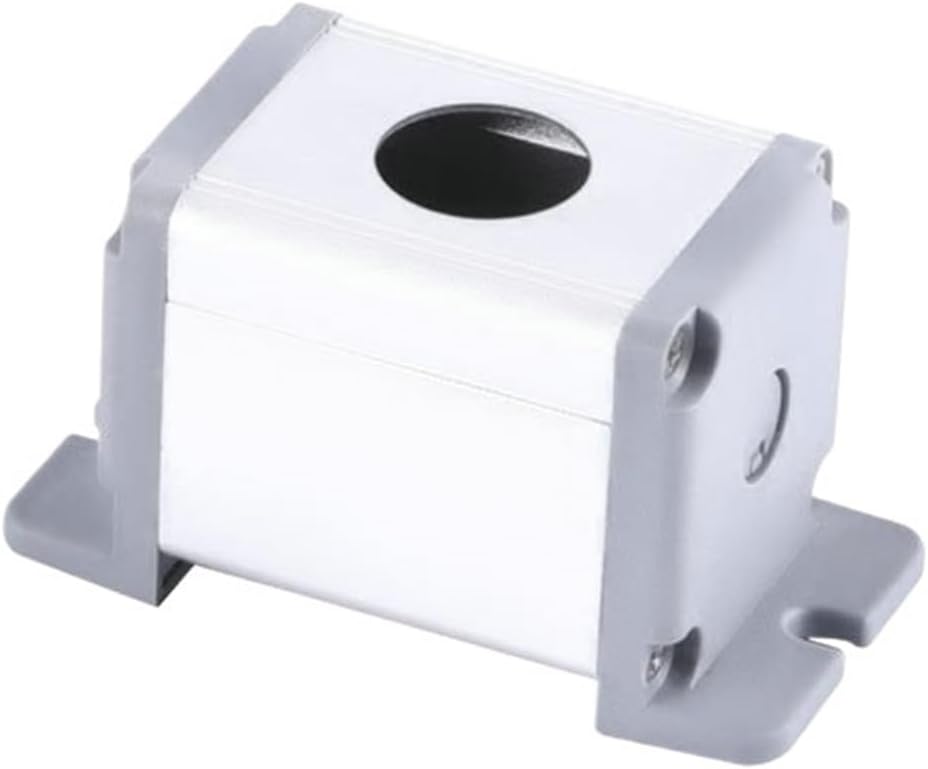 QZLIBEFUD 16/19/25/22mm メタル シングルカットアウトアルミニウム合金スイッチボックス プッシュボタンメタルコ