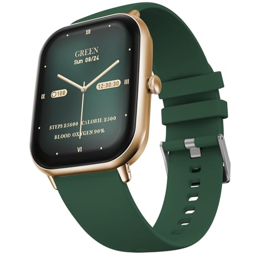Fire-Boltt Ninja Call Pro Max Bluetooth Calling Smart Watch, 2.01″ HD Display, 120+ Sports Modes, Health Suite, AI Voice Assistance, SpO2 & Heart Rate Monitor Smartwatch for Men & Women - Green view 1