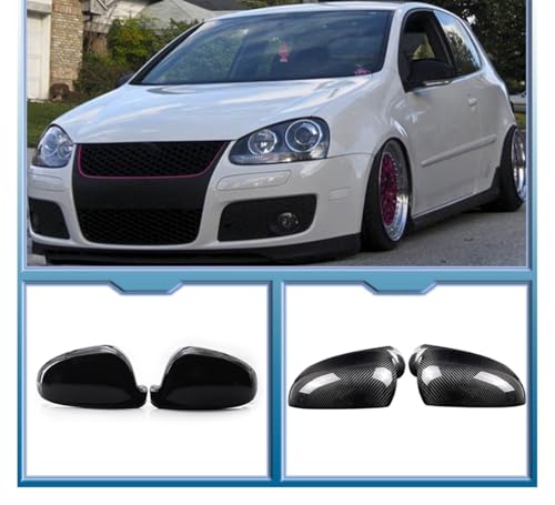 Couvercle de rétroviseur Golf 5 Noir Coque Plastique Auto 2006-2010