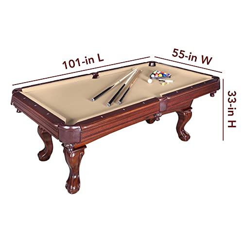 Hathaway Augusta 8ft Pool Table Pool Table for Family Game Rooms