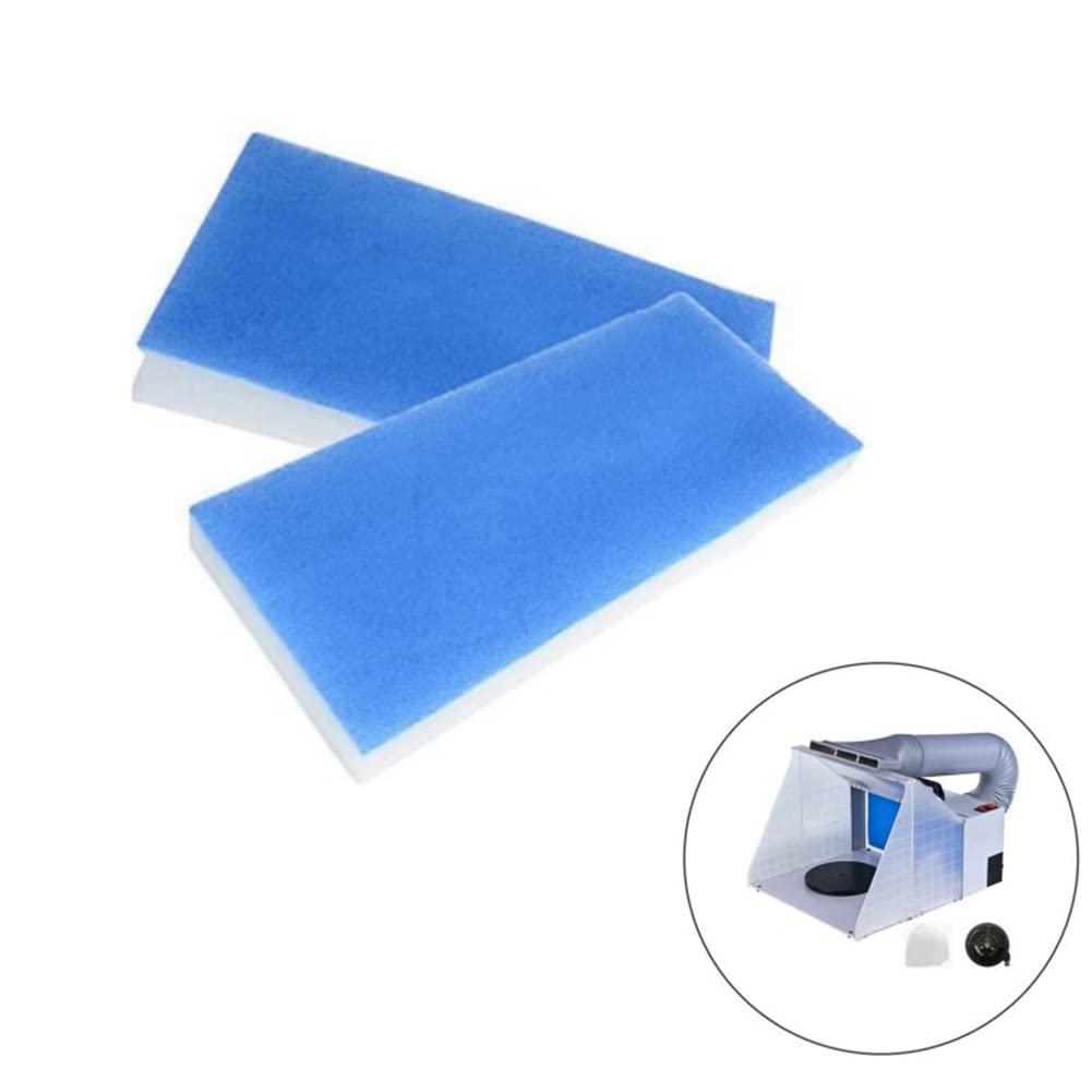 Lot de 10 filtres de rechange en fibre de verre pour cabine de pulvérisation d'aérographe - Compatibles avec Master,