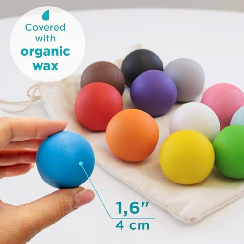 Ulanik Wooden Balls for Sorters Toddler Montessori Toys for 1 Year Old + Baby Preschool Wooden Games for Learning Colour Sorting and Counting - Image 3
