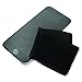 S&T INC. Microfiber Cleaning Cloths For Eyeglasses, iPhone, iPad, Android, Smartphones, PC, Mac, Laptop Screens, Tablets, Lenses, 9 Pack, Black