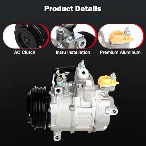 Image of CCIYU AC Compressor w /Clutch for Ford Edge 2.0L 2012-2014
