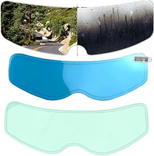 Ming Zhen Universal Photochromic Helmet Shield Anti Fog Film,Rain-Proof And Anti-Fog 2In1 Clear Visor Helmet Lens Sticker,Motorcycle Visor Anti Fog Film #TOP5