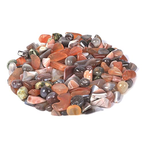 Image of 100 grams Small Tumbled Chips Polished Crushed Stone Crystal Healing Embellishments